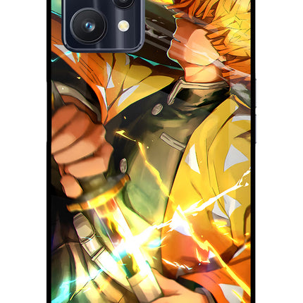 Demon Slayer Realme 9 Pro 5G Glass Case Back Cover by Casekaro