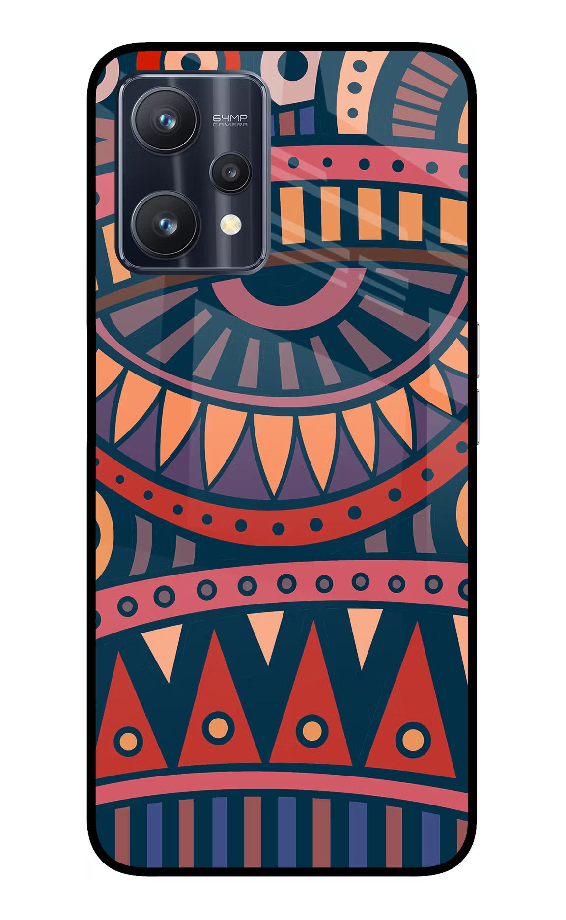 African Culture Design Realme 9 Pro 5G Glass Case Back Cover by Casekaro