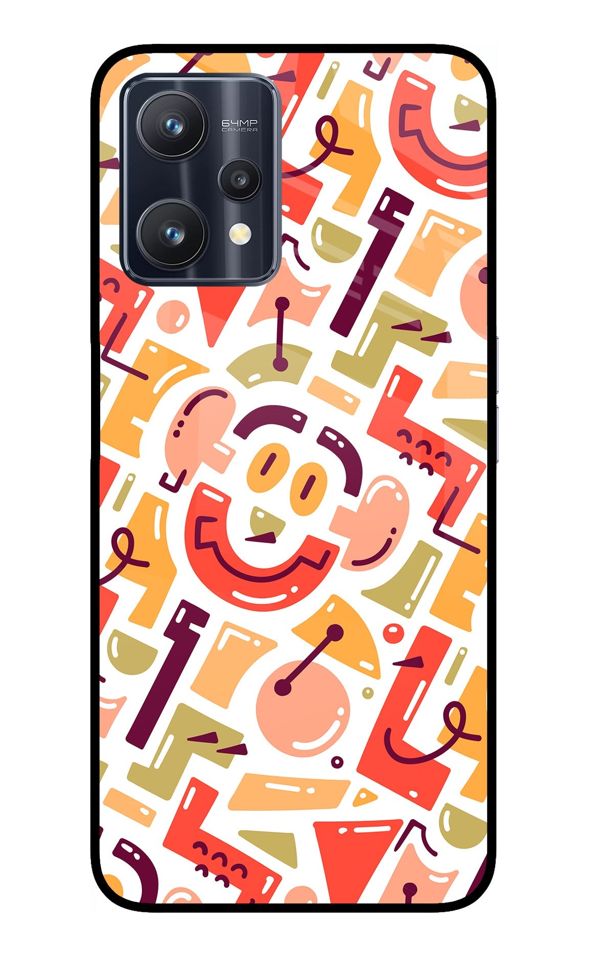 Doodle Pattern Realme 9 Pro 5G Back Cover