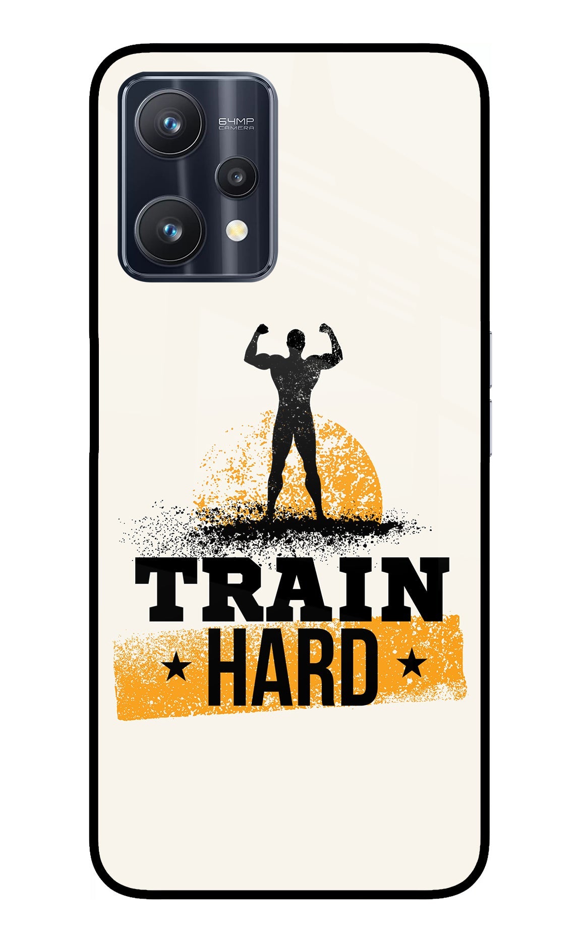 Train Hard Realme 9 Pro 5G Glass Case