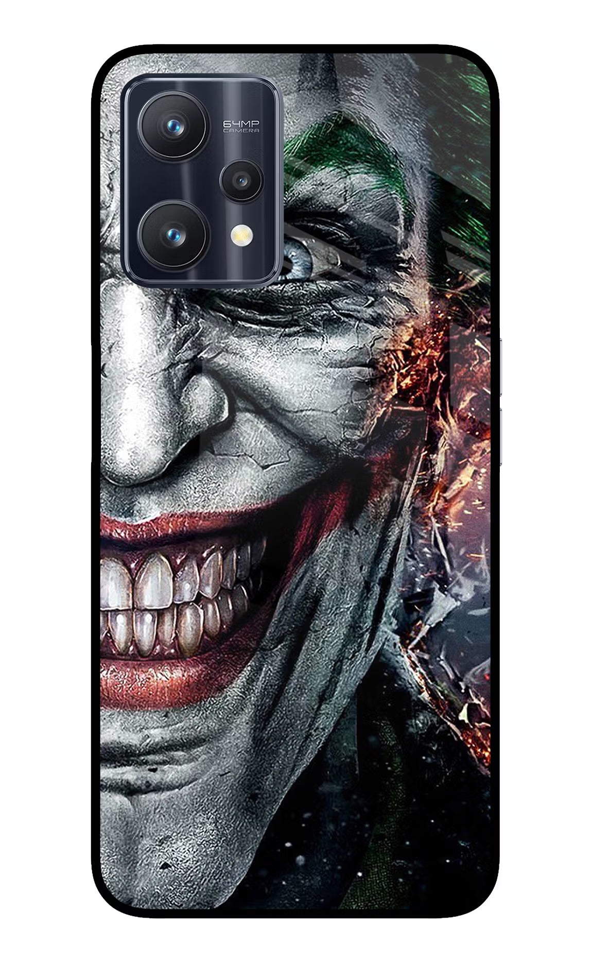 Joker Cam Realme 9 Pro 5G Glass Case Back Cover by Casekaro