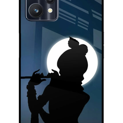 Shri Krishna Silhouette Realme 9 Pro 5G Glass Case