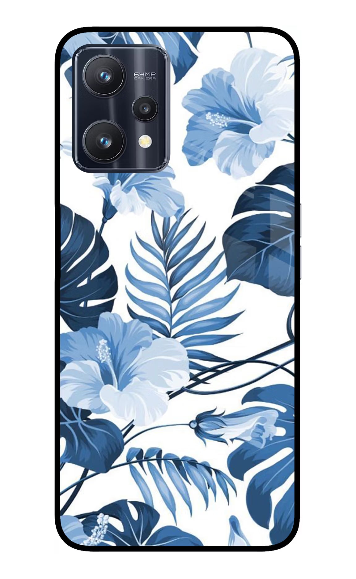 Fabric Art Realme 9 Pro 5G Glass Case Back Cover by Casekaro