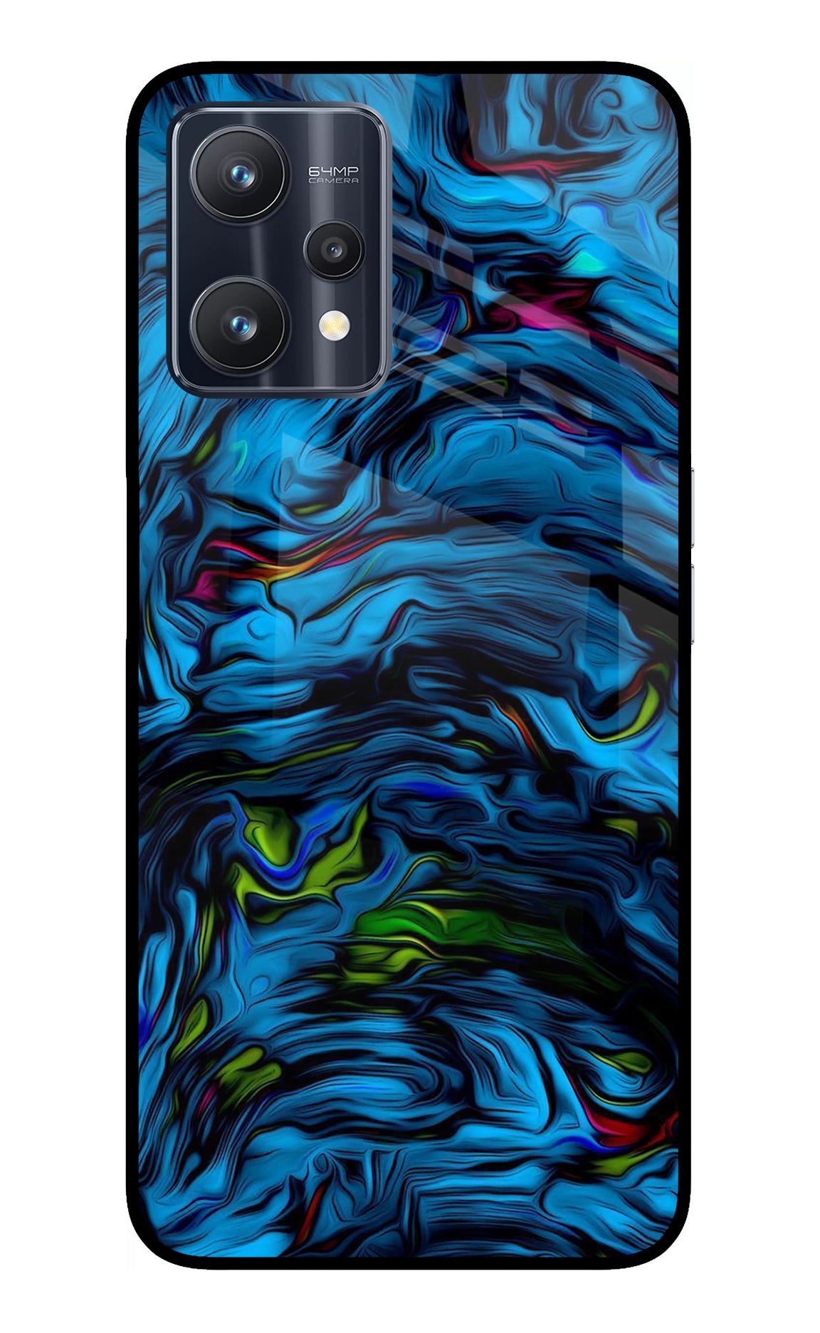 Dark Blue Abstract Realme 9 Pro 5G Back Cover