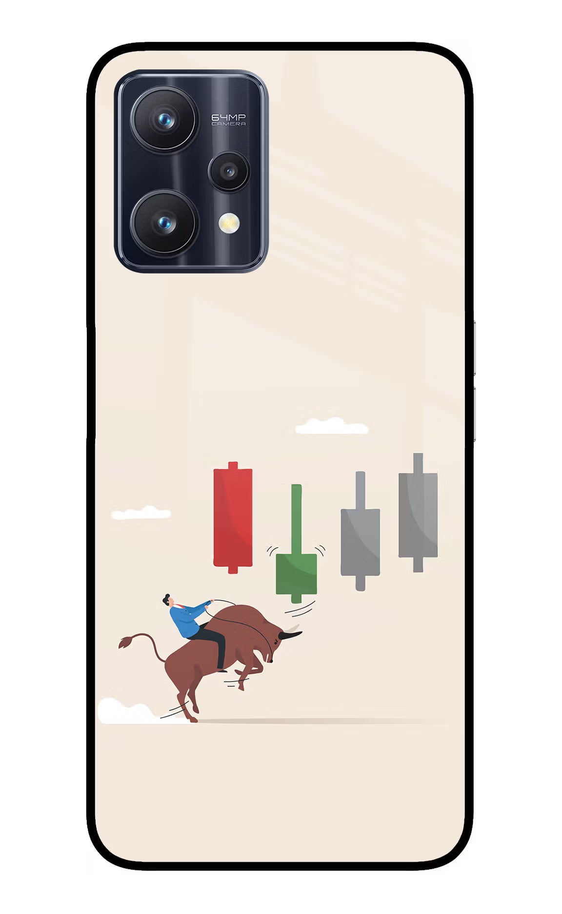 Bull Trading Momentum Realme 9 Pro 5G Glass Case