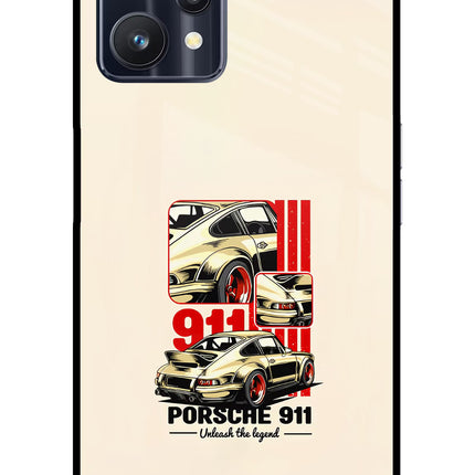 Classic Porsche 911 Realme 9 Pro 5G Glass Case