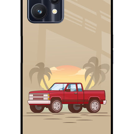 Desert Classic Drive Realme 9 Pro 5G Glass Case