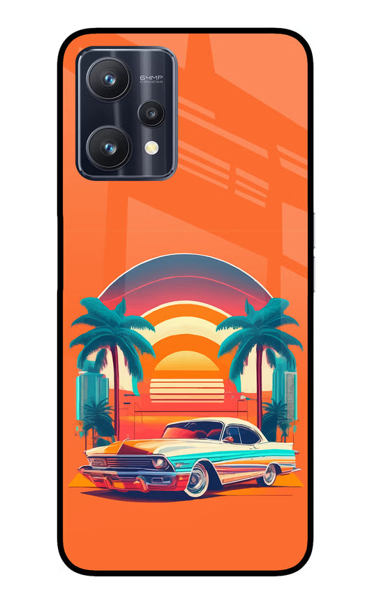 Palm Drive 80s Realme 9 Pro 5G Glass Case
