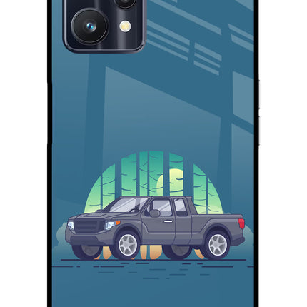 Retro Garage Vibe Realme 9 Pro 5G Glass Case