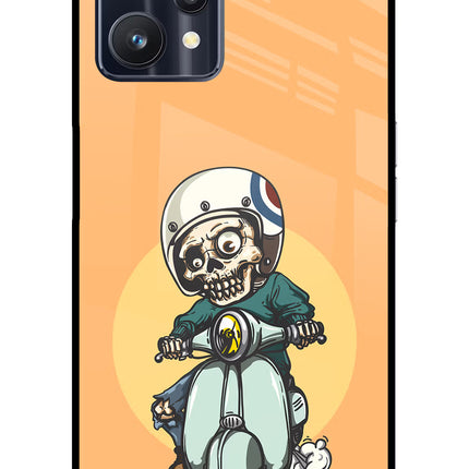 Undead Biker Realme 9 Pro 5G Glass Case