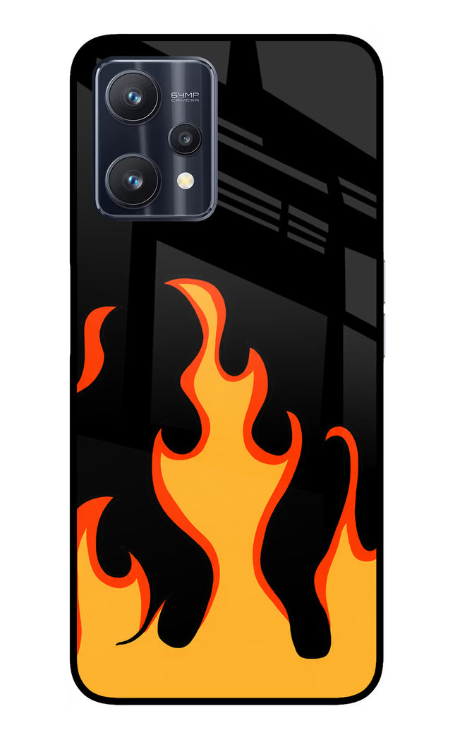 Fired Up – Black Realme 9 Pro 5G Glass Case