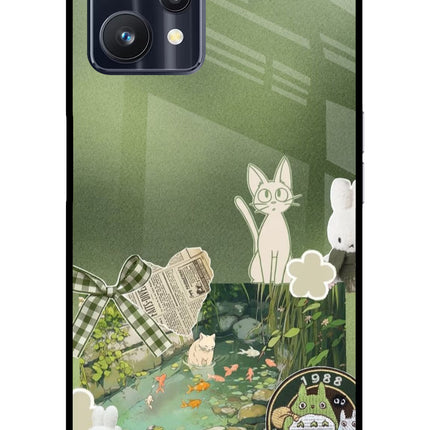 Aesthetic anime Realme 9 Pro 5G Glass Case