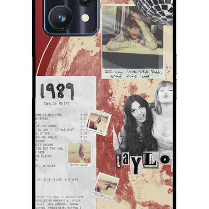 Taylor Swift Realme 9 Pro 5G Glass Case