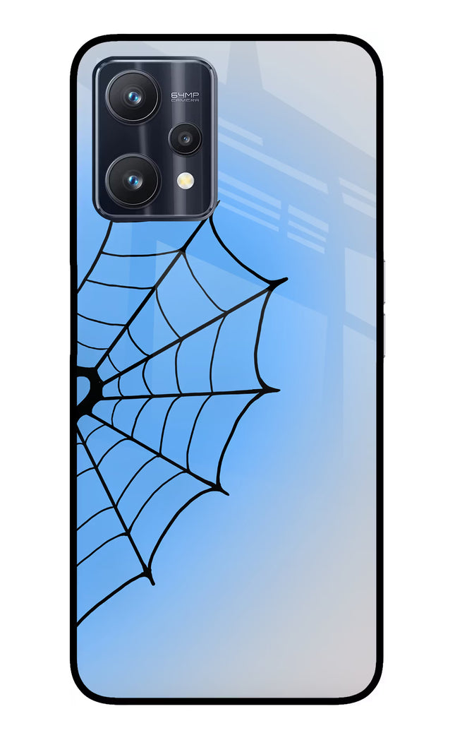 Blue Web Realme 9 Pro 5G Glass Case