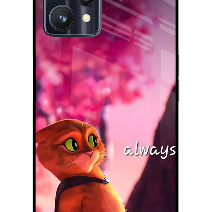 Always Cat Realme 9 Pro 5G Glass Case