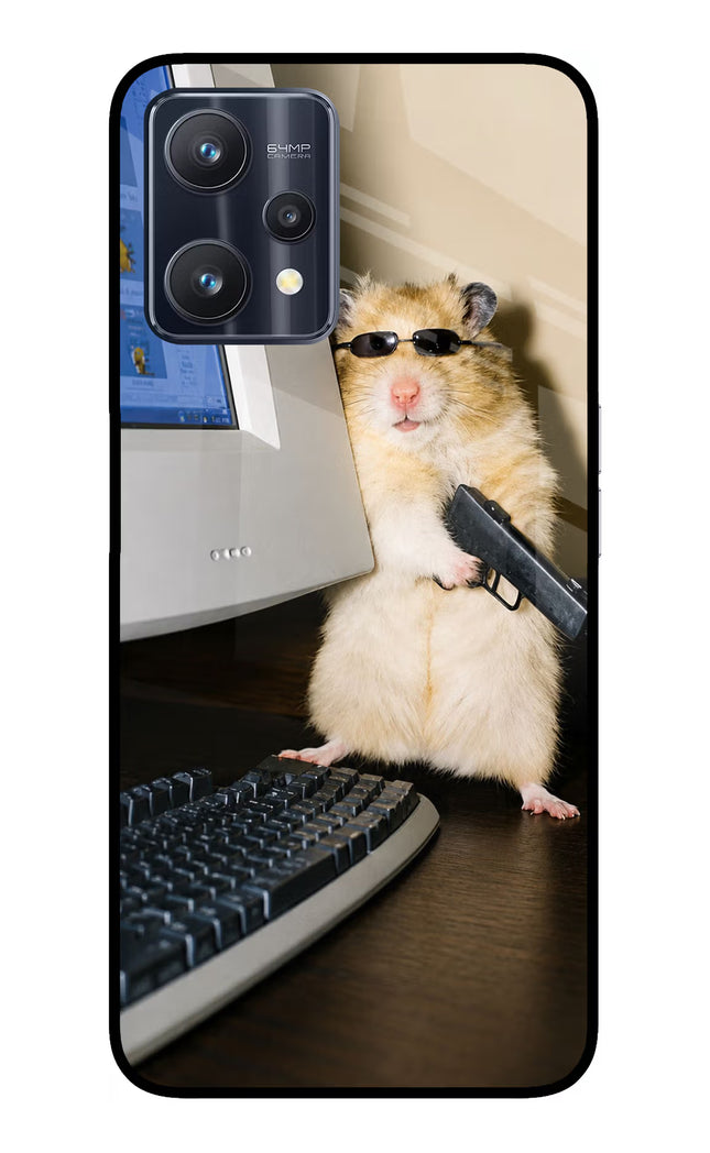 Hacker Hamster Realme 9 Pro 5G Glass Case