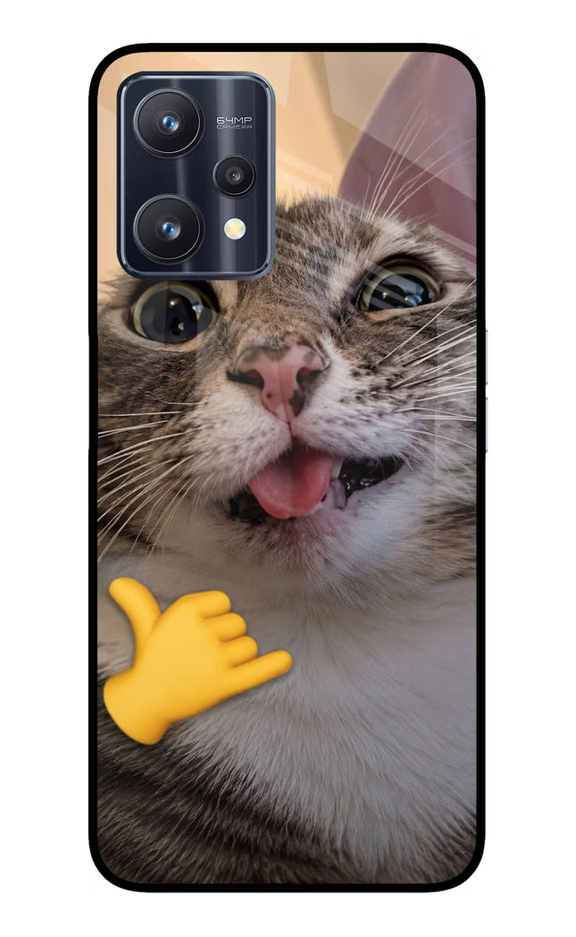 Silly Cat Call Realme 9 Pro 5G Glass Case