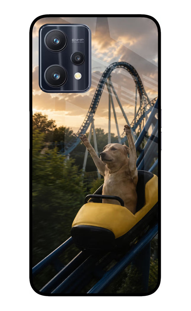 Rollercoaster Dog Realme 9 Pro 5G Glass Case