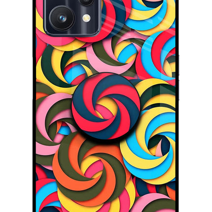 Spiral Pattern Realme 9 Pro 5G Pop Case by Casekaro