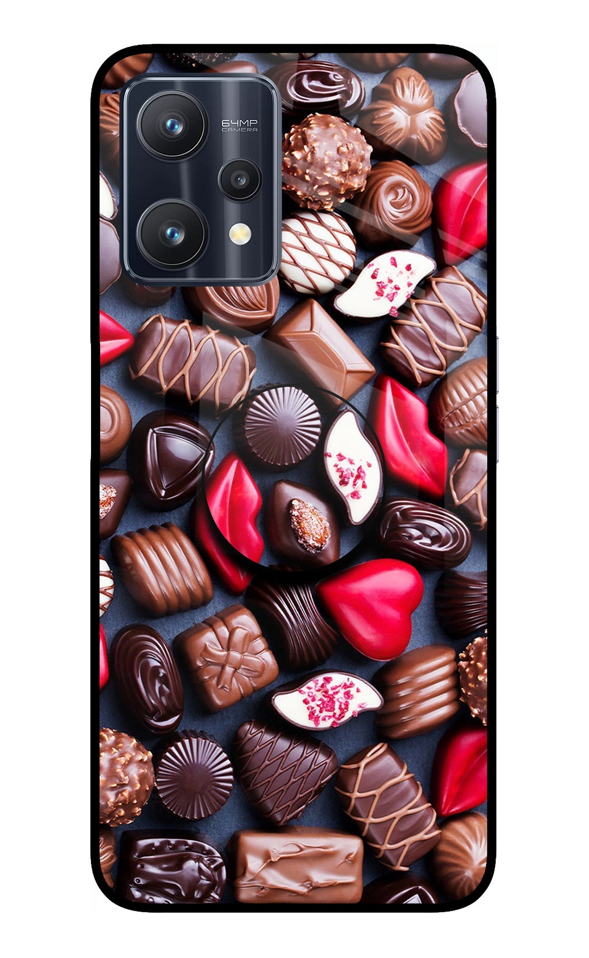 Chocolates Realme 9 Pro 5G Glass Case