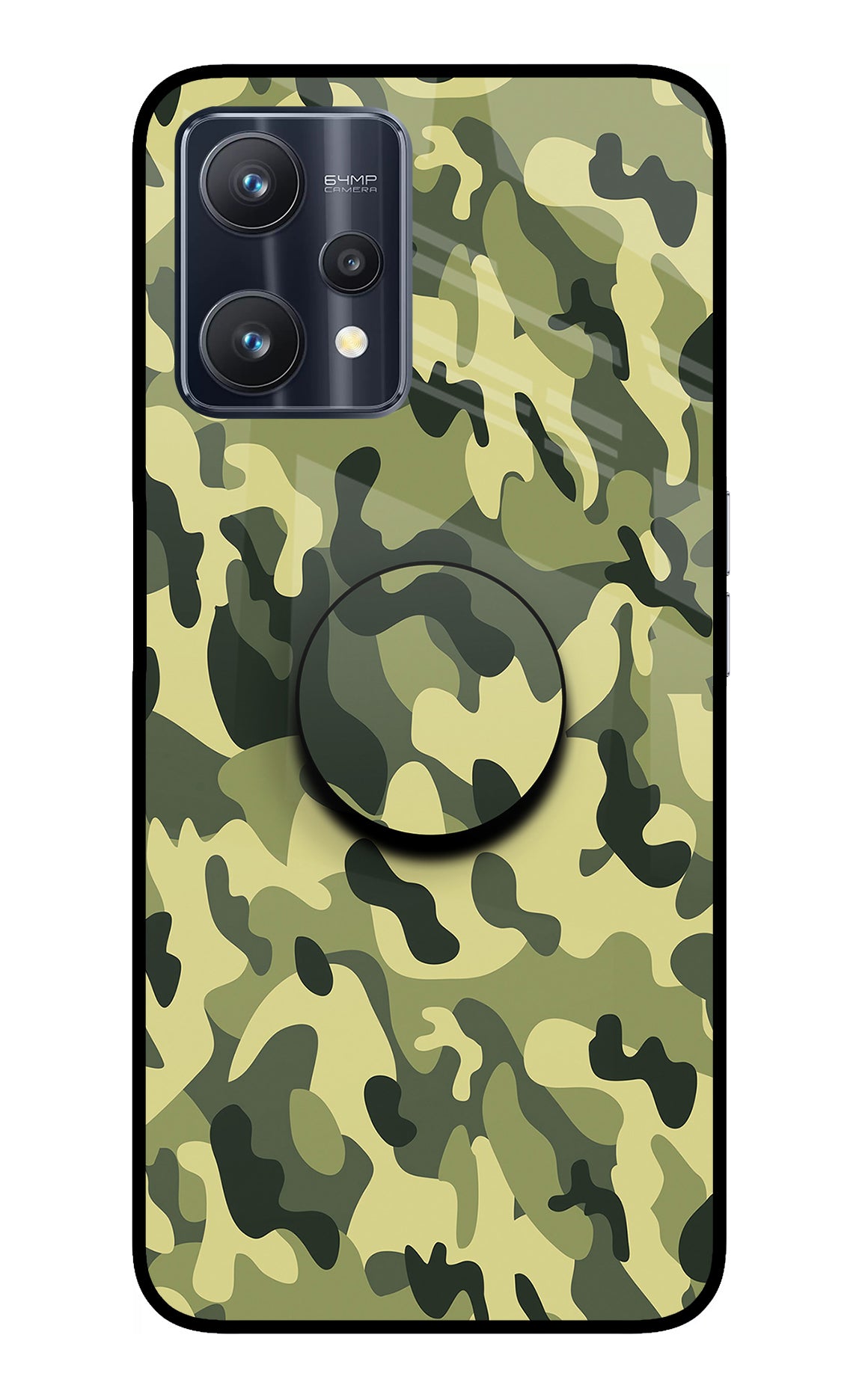 Camouflage Realme 9 Pro 5G Glass Case