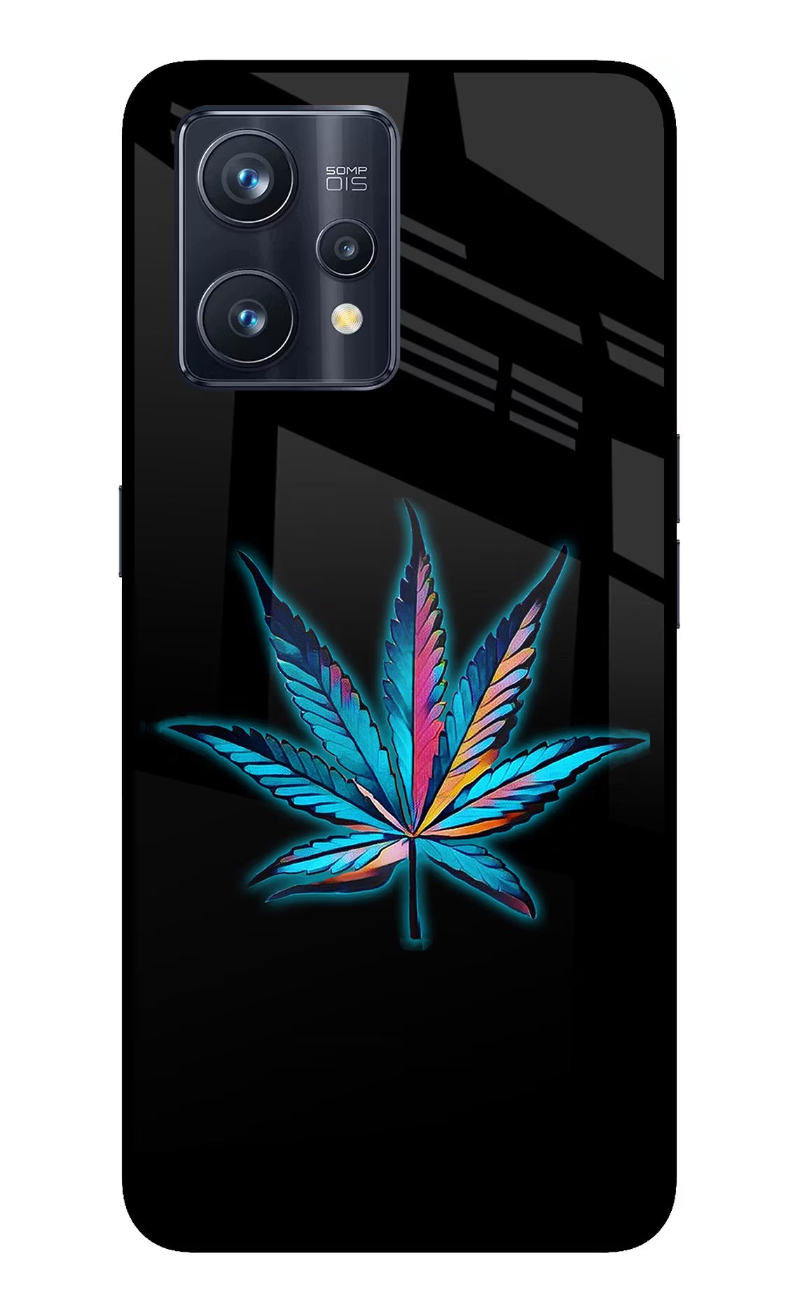 Weed Realme 9 Pro+ 5G Glass Case Back Cover by Casekaro