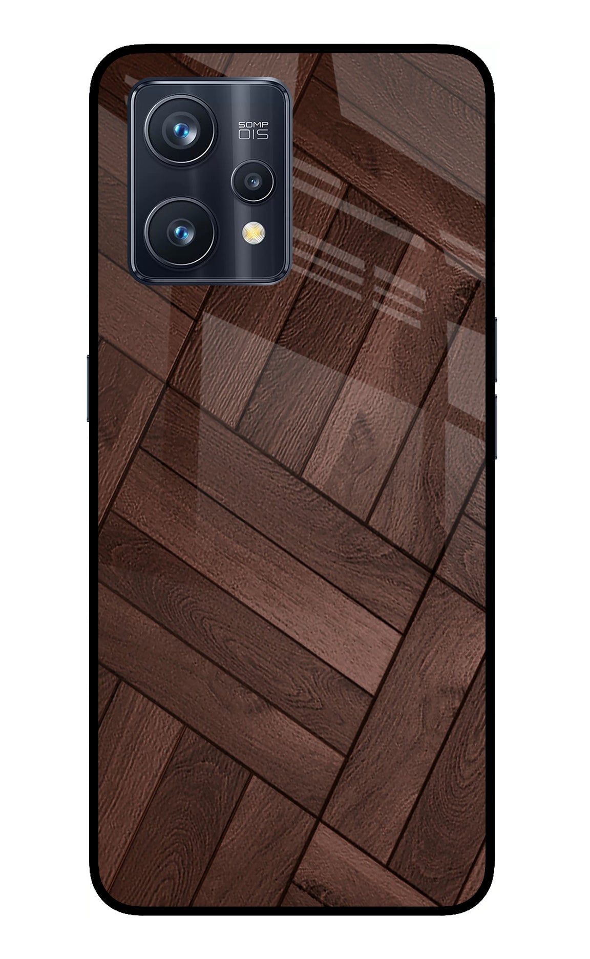 Wooden Texture Design Realme 9 Pro+ 5G Glass Case