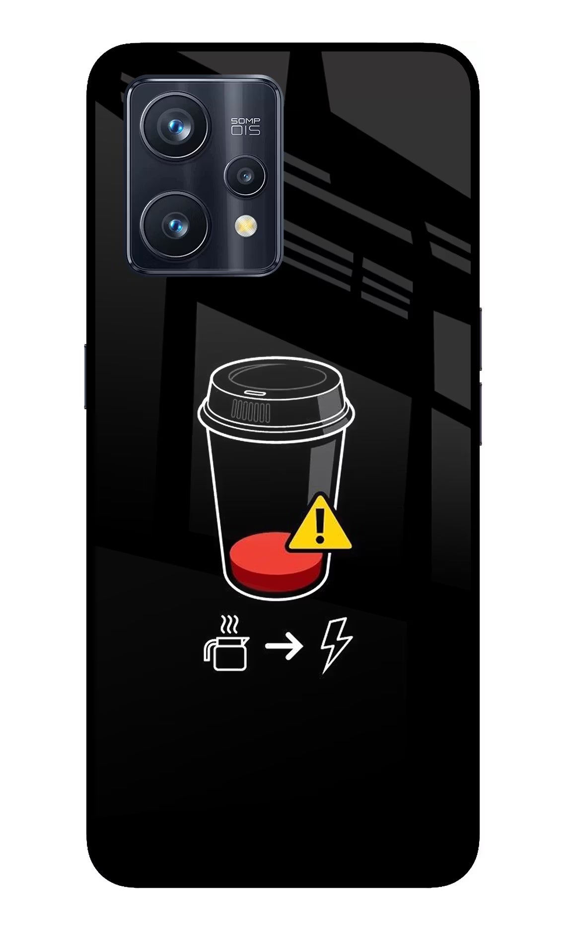 Coffee Realme 9 Pro+ 5G Glass Case Back Cover by Casekaro