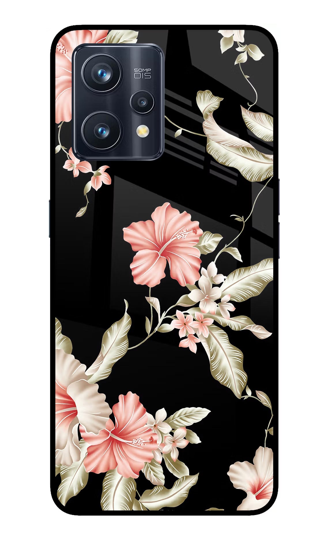 Flowers Realme 9 Pro+ 5G Glass Case Back Cover by Casekaro