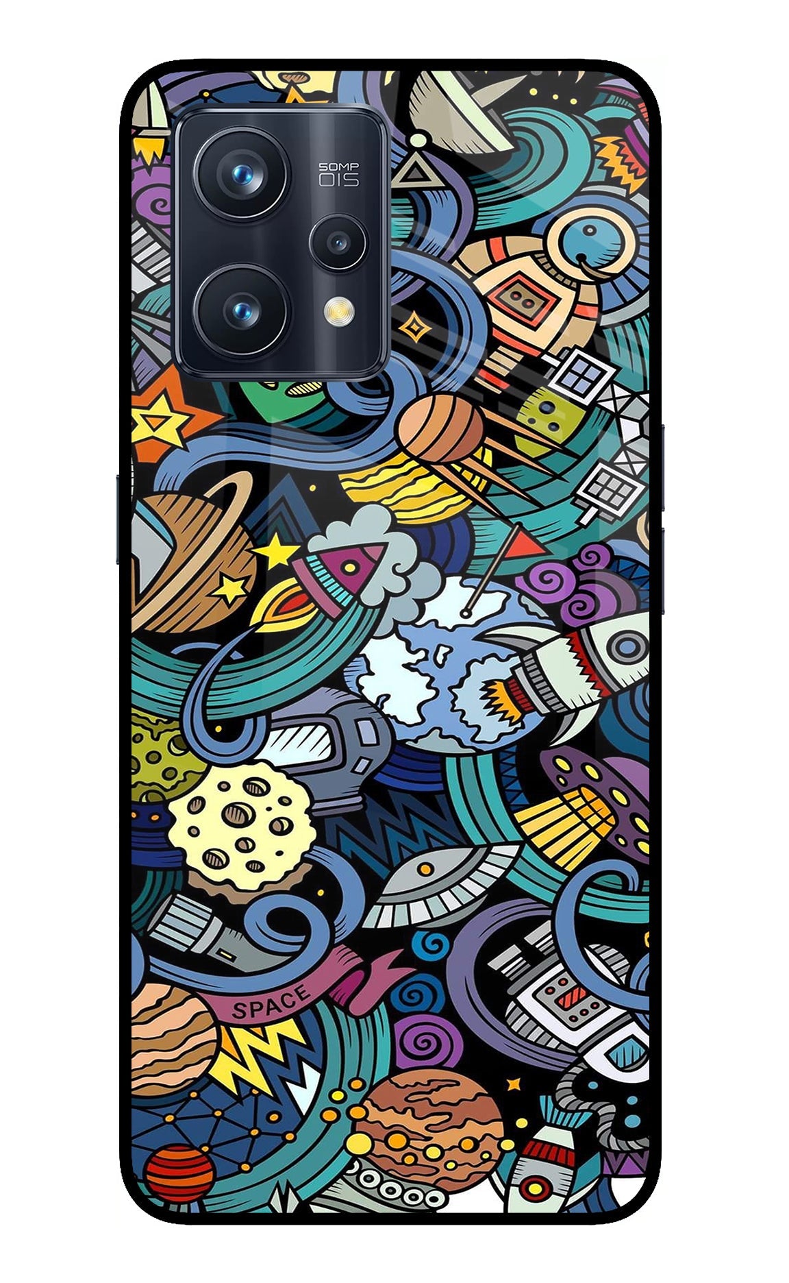 Space Abstract Realme 9 Pro+ 5G Back Cover