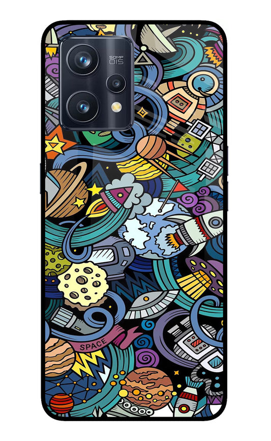 Space Abstract Realme 9 Pro+ 5G Glass Case