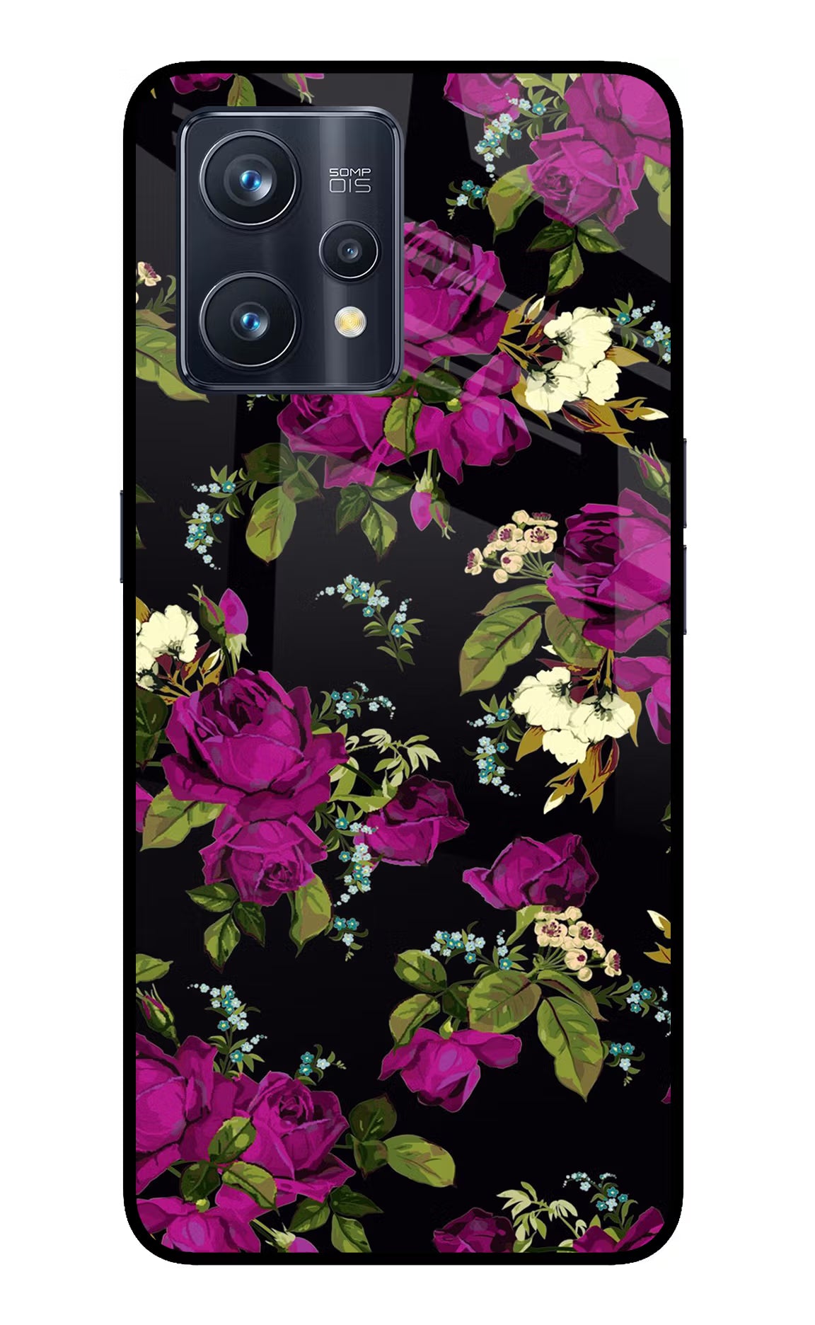 Flowers Realme 9 Pro+ 5G Glass Case