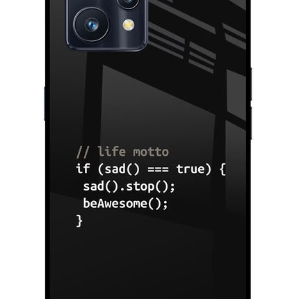 Life Motto Code Realme 9 Pro+ 5G Glass Case