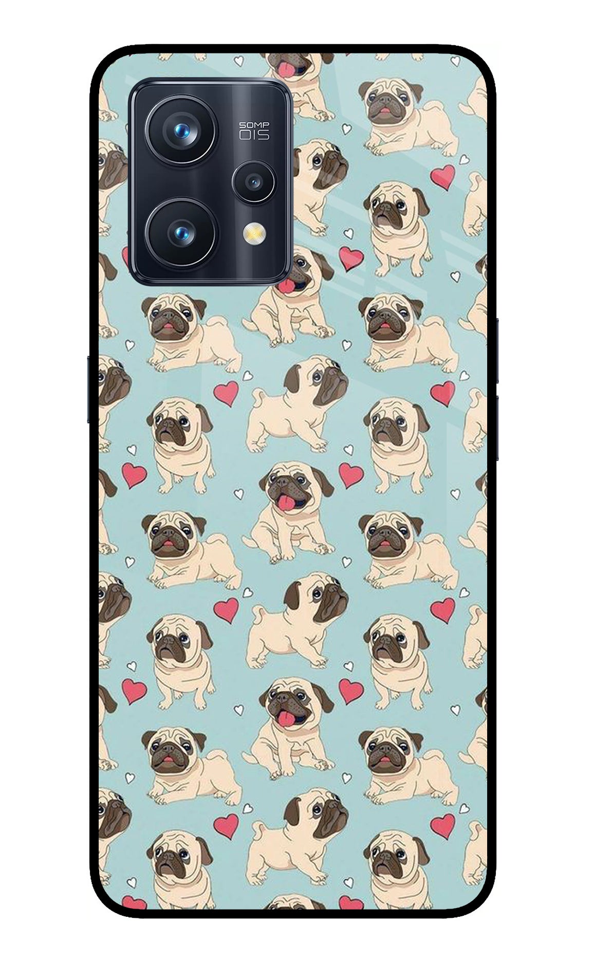 Pug Dog Realme 9 Pro+ 5G Glass Case