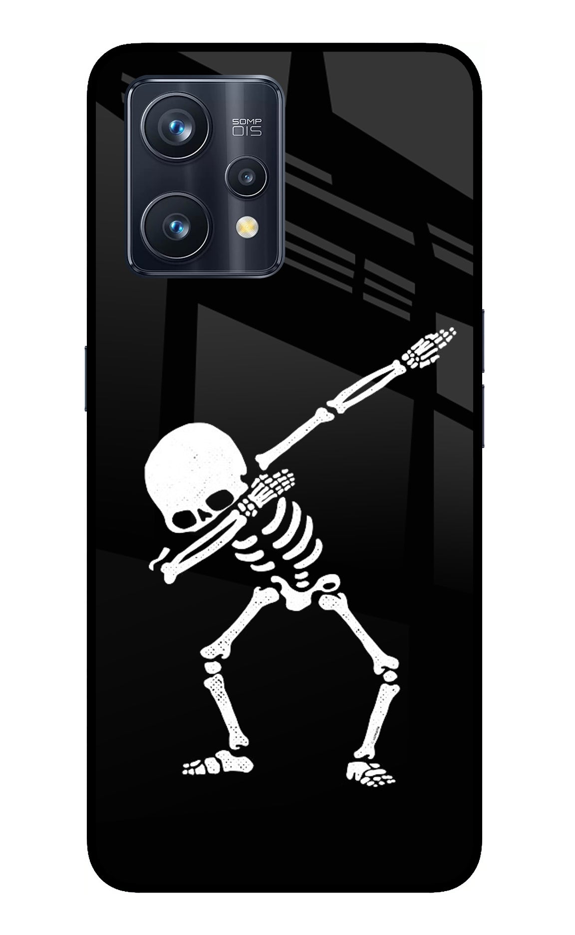 Dabbing Skeleton Art Realme 9 Pro+ 5G Back Cover