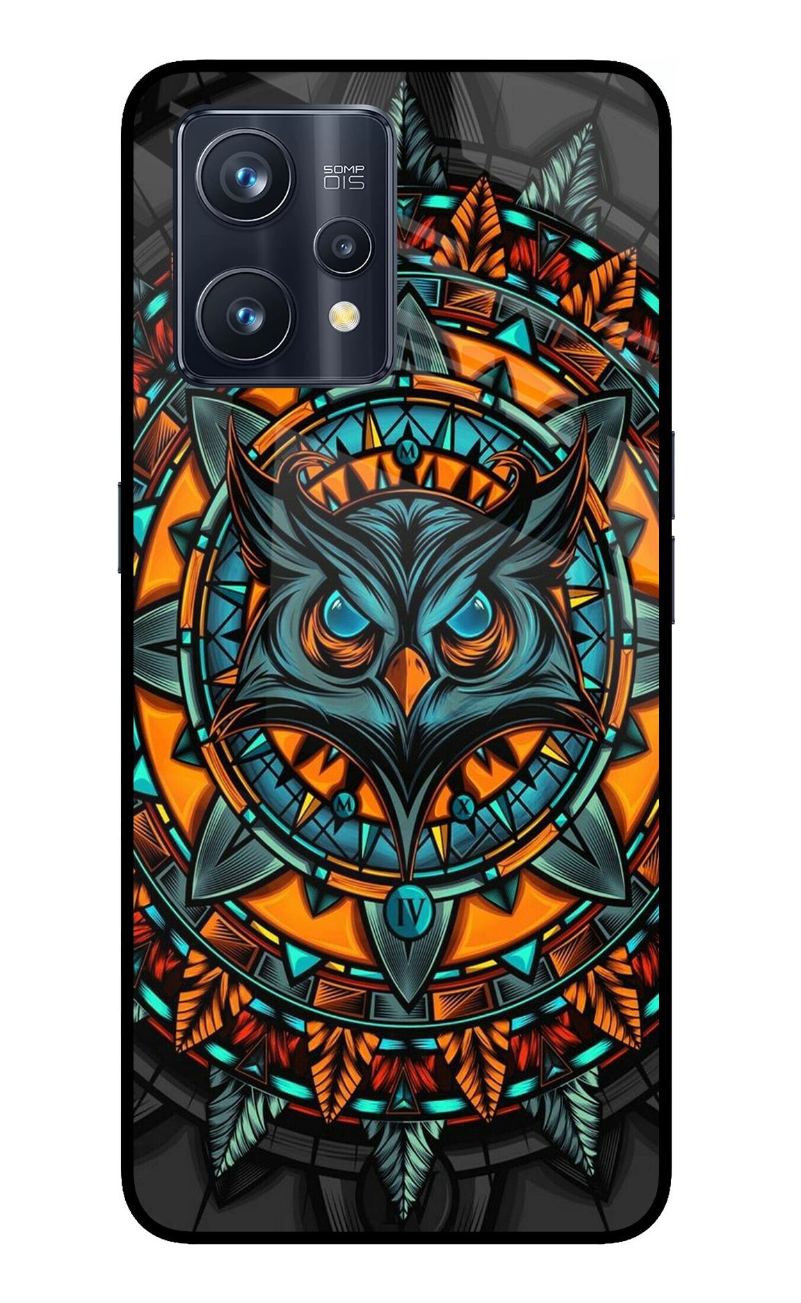 Angry Owl Art Realme 9 Pro+ 5G Glass Case