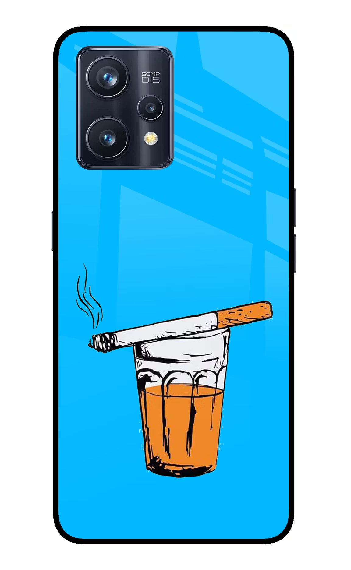 Chai Sutta Realme 9 Pro+ 5G Glass Case Back Cover by Casekaro