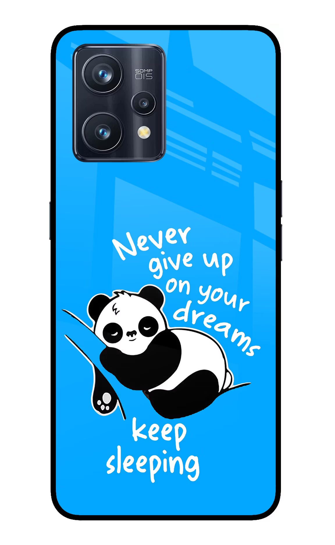Keep Sleeping Realme 9 Pro+ 5G Glass Case Back Cover by Casekaro