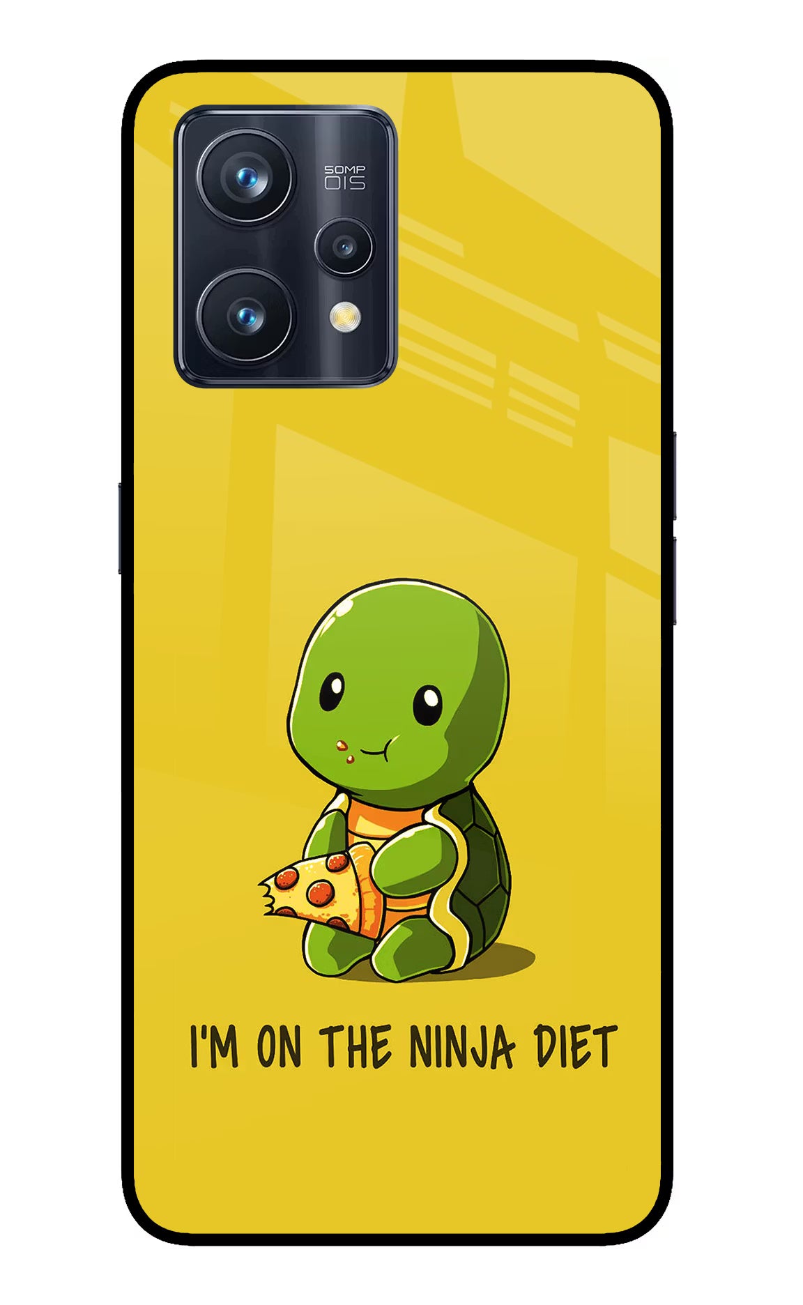 I'm on Ninja Diet Realme 9 Pro+ 5G Glass Case Back Cover by Casekaro