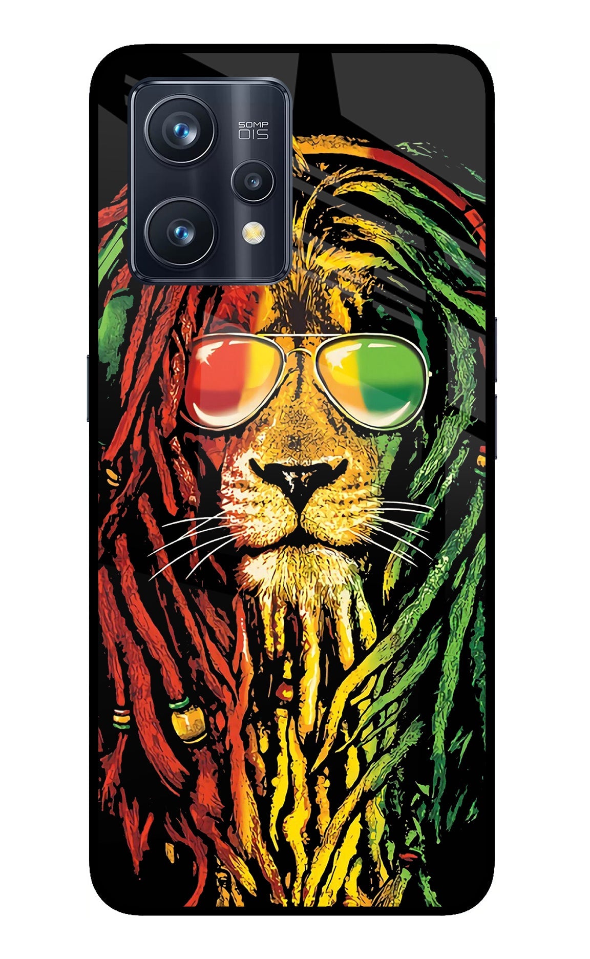 Rasta Lion Realme 9 Pro+ 5G Glass Case