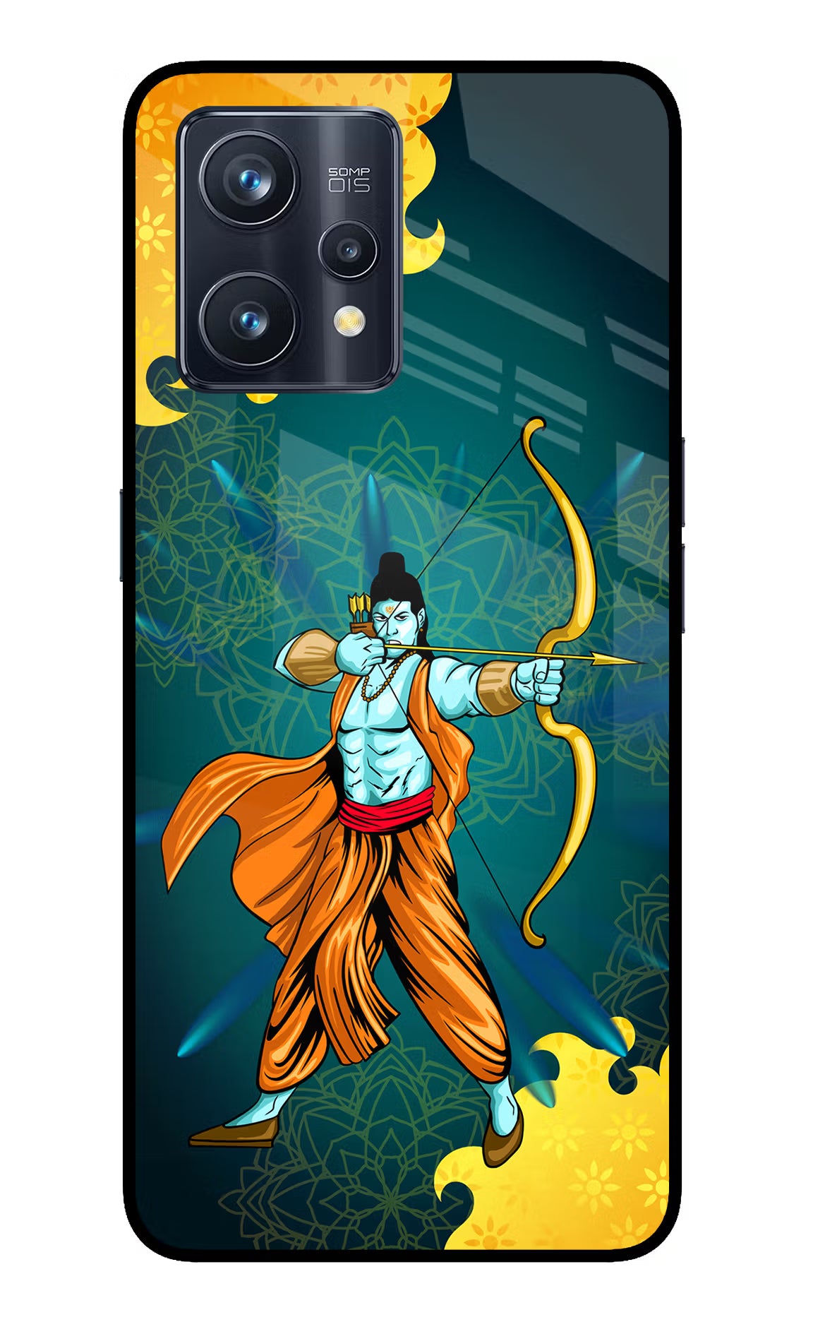 Lord Ram - 6 Realme 9 Pro+ 5G Glass Case Back Cover by Casekaro