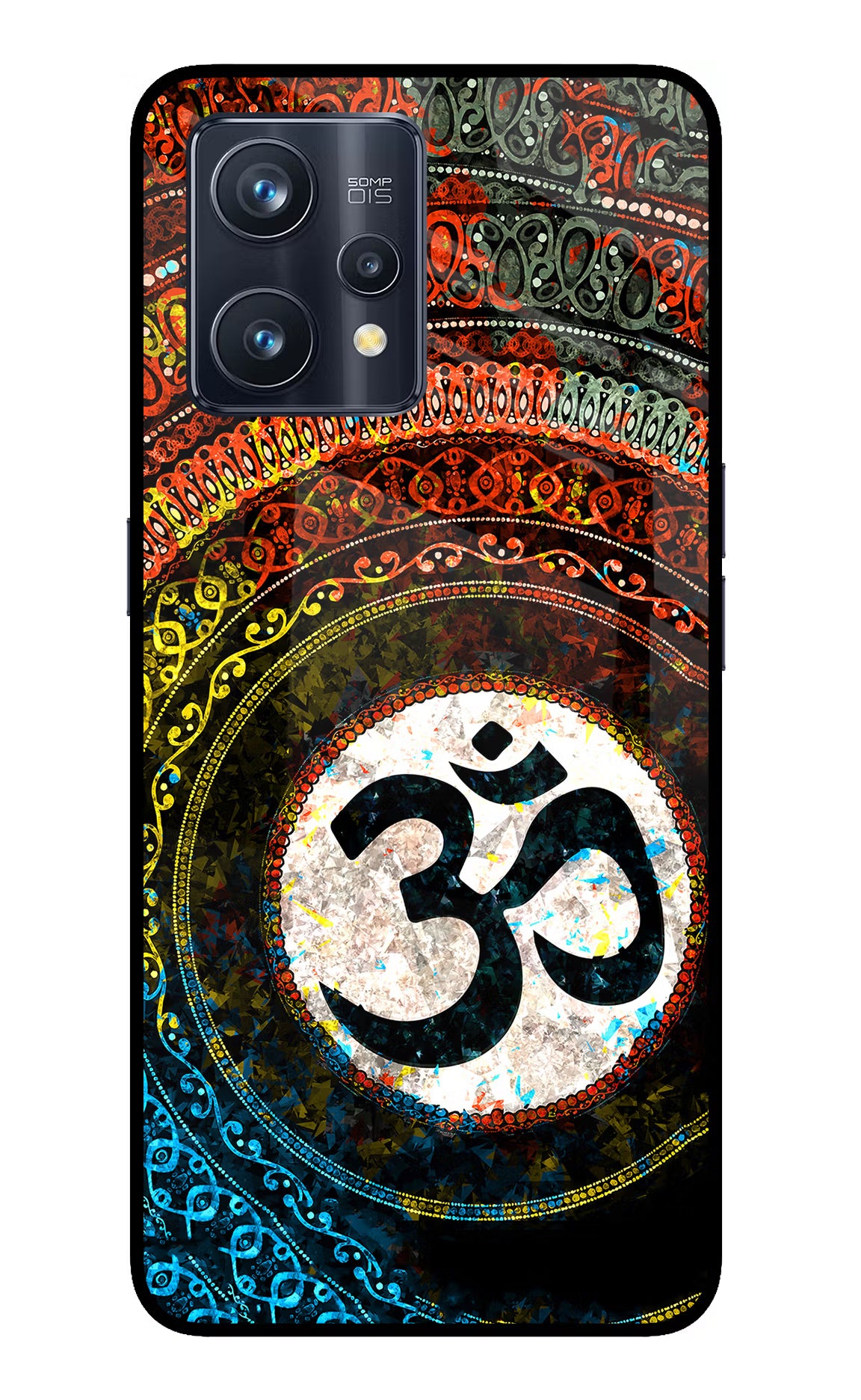Om Cultural Realme 9 Pro+ 5G Glass Case Back Cover by Casekaro