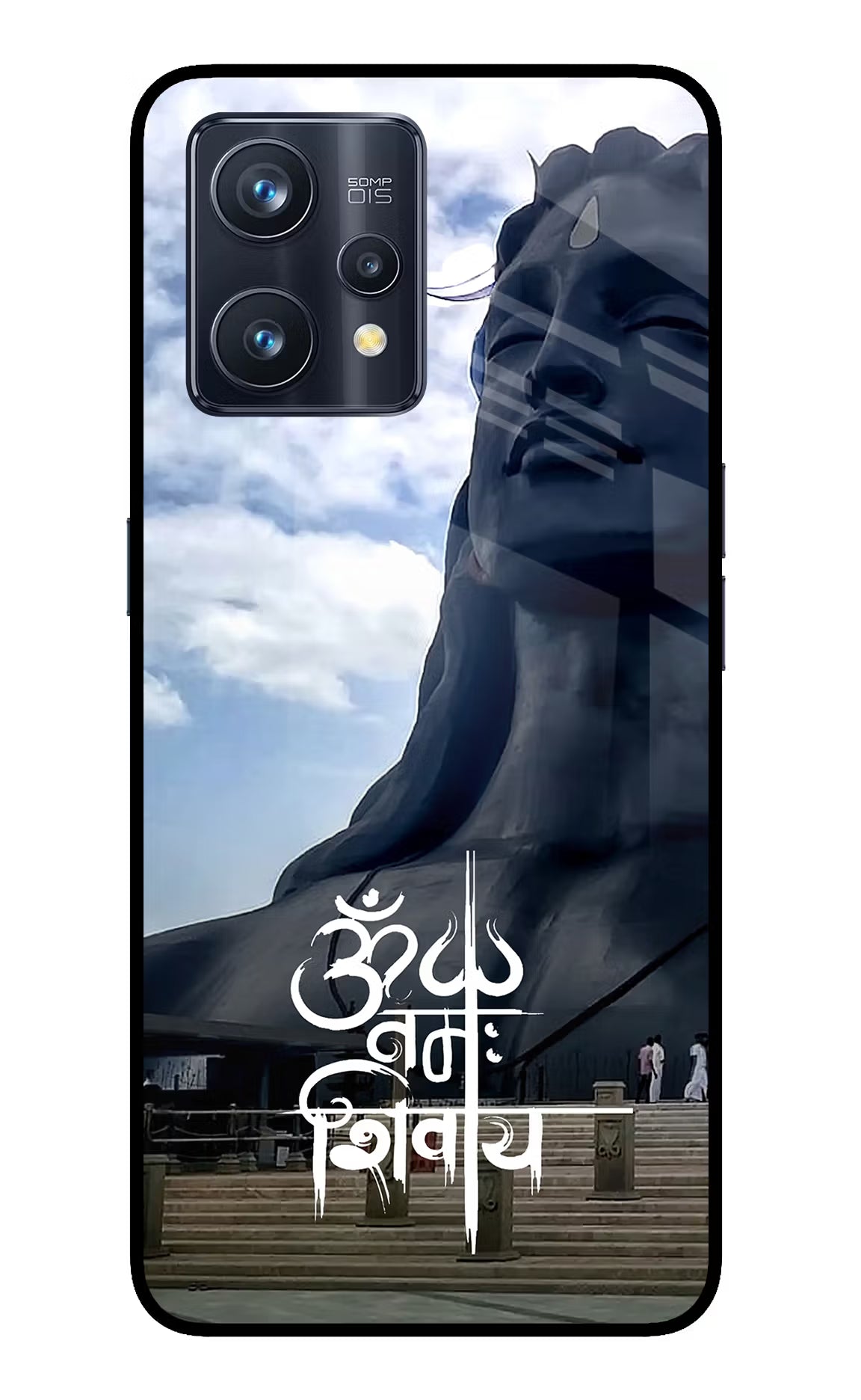 Om Namah Shivay Realme 9 Pro+ 5G Glass Case Back Cover by Casekaro