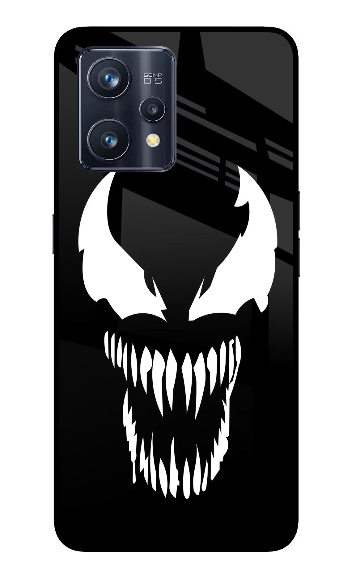 Venom Realme 9 Pro+ 5G Glass Case Back Cover by Casekaro