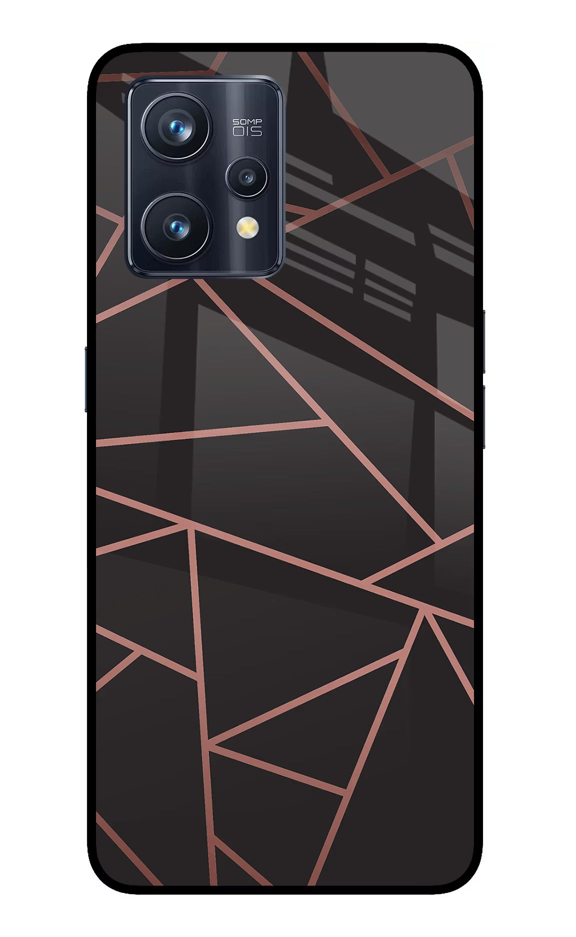 Geometric Pattern Realme 9 Pro+ 5G Glass Case Back Cover by Casekaro