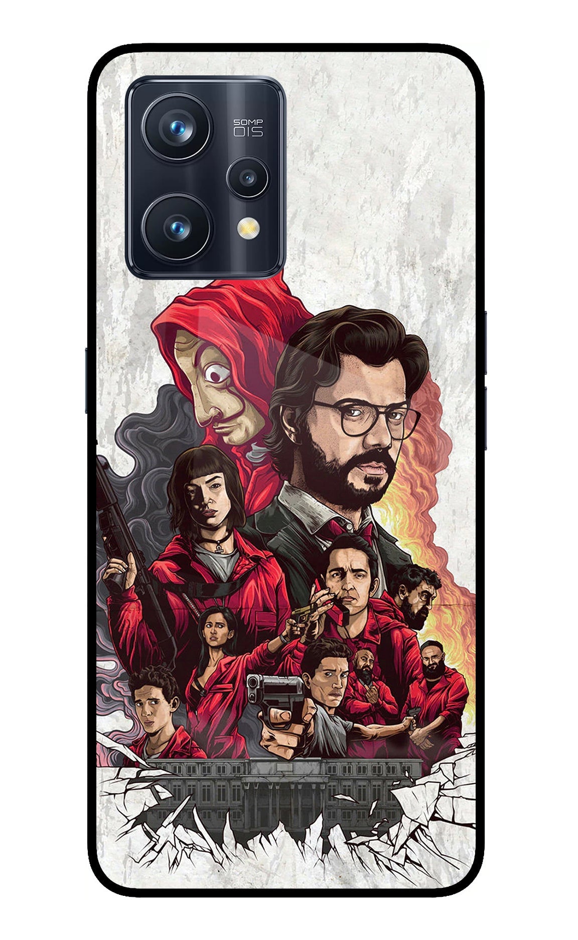 Money Heist Artwork Realme 9 Pro+ 5G Back Cover