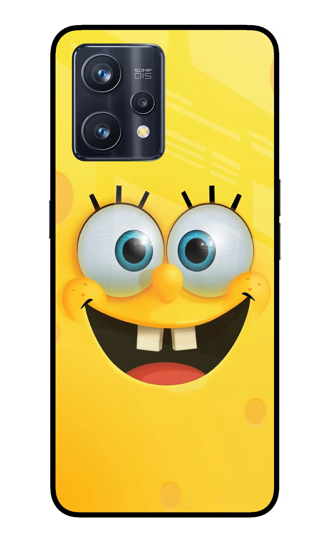 Sponge 1 Realme 9 Pro+ 5G Glass Case Back Cover by Casekaro