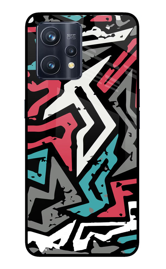 Geometric Graffiti Realme 9 Pro+ 5G Glass Case