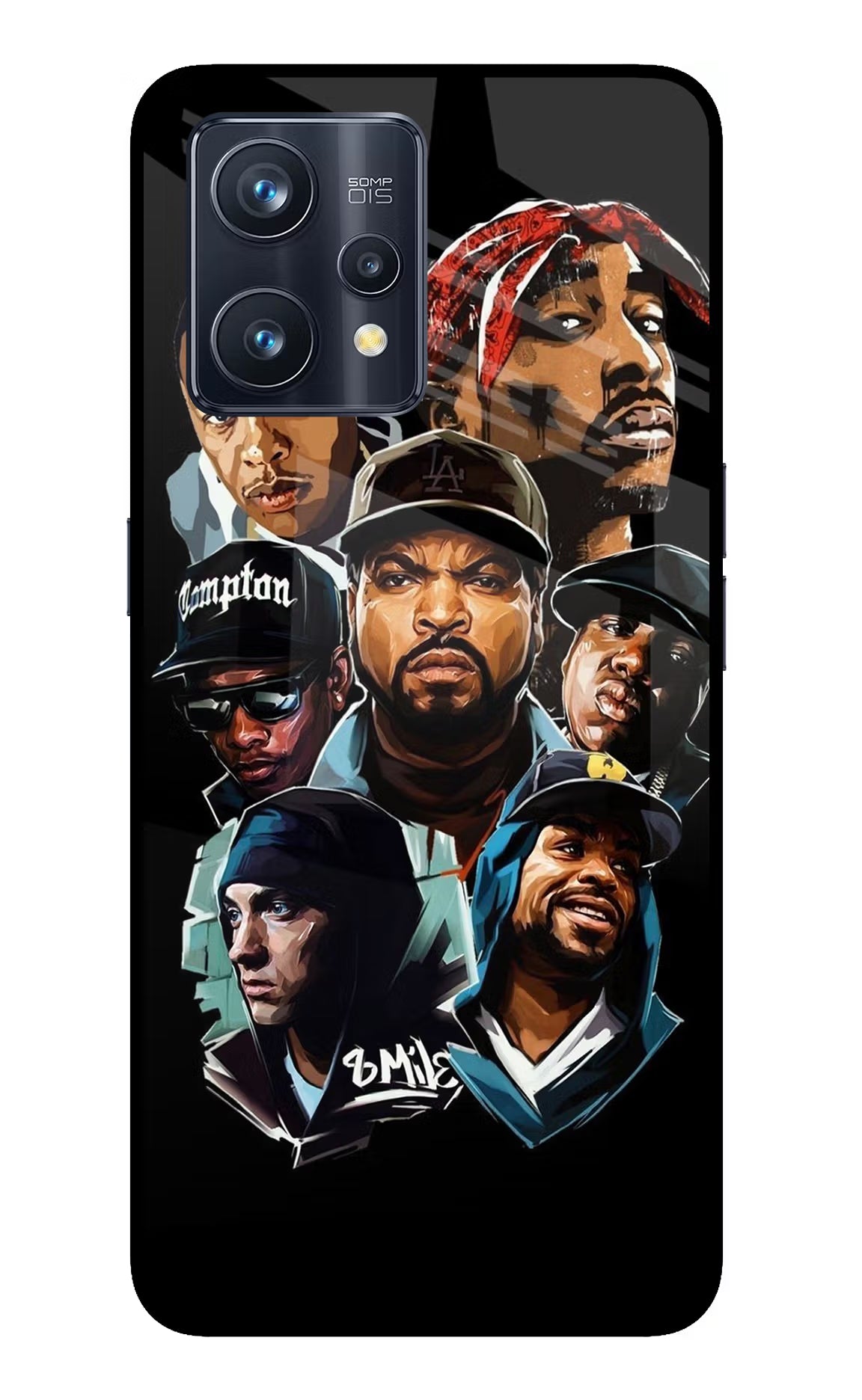 Rappers Realme 9 Pro+ 5G Glass Case Back Cover by Casekaro