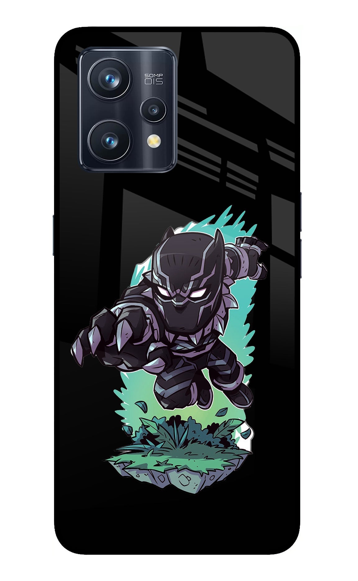 Black Panther Realme 9 Pro+ 5G Glass Case